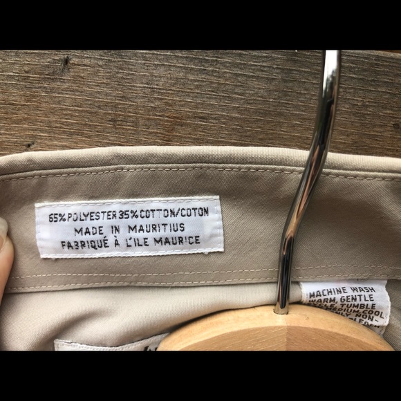 Vintage Yves Saint Laurent Men’s Shirt - Beige - Picture 3 of 4